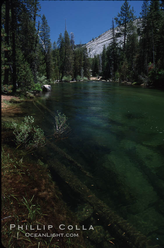 Merced River, Little Yosemite Valley above Nevada Falls. Yosemite National Park, California, USA, natural history stock photograph, photo id 04624