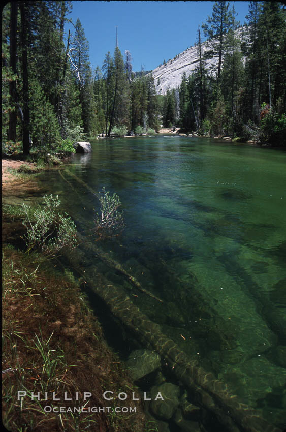Merced River, Little Yosemite Valley. Yosemite National Park, California, USA, natural history stock photograph, photo id 04623
