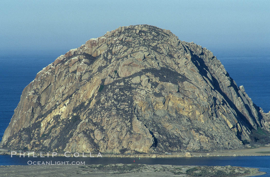 Morro Rock. Morro Bay, California, USA, natural history stock photograph, photo id 06432