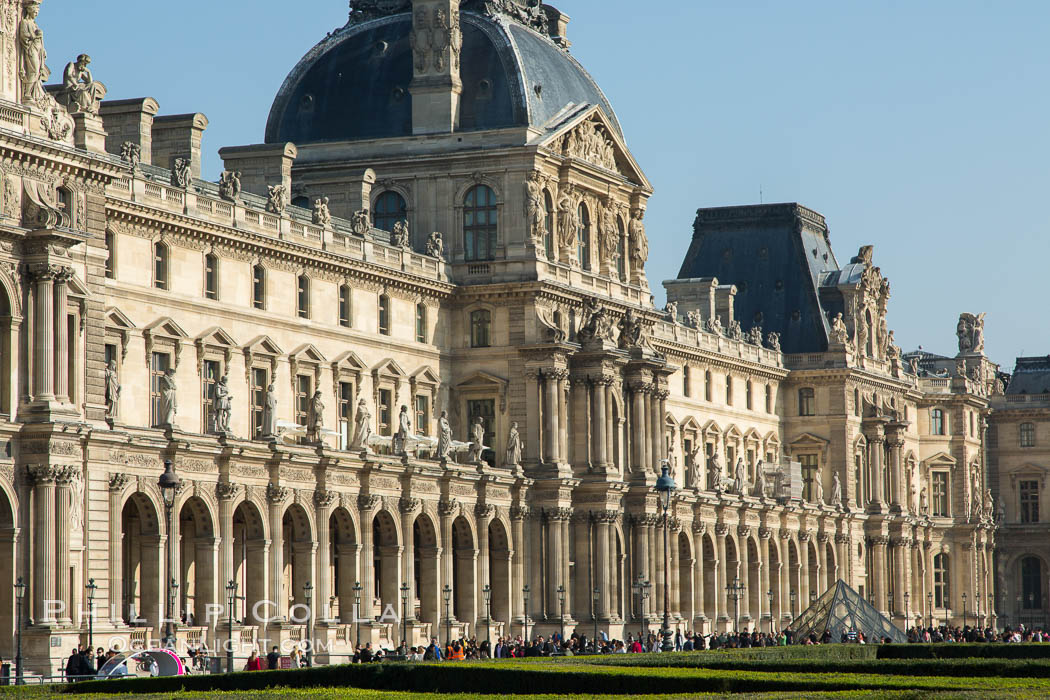 Pavilion Richelieu, Musee du Louvre. Paris, France, natural history stock photograph, photo id 28227