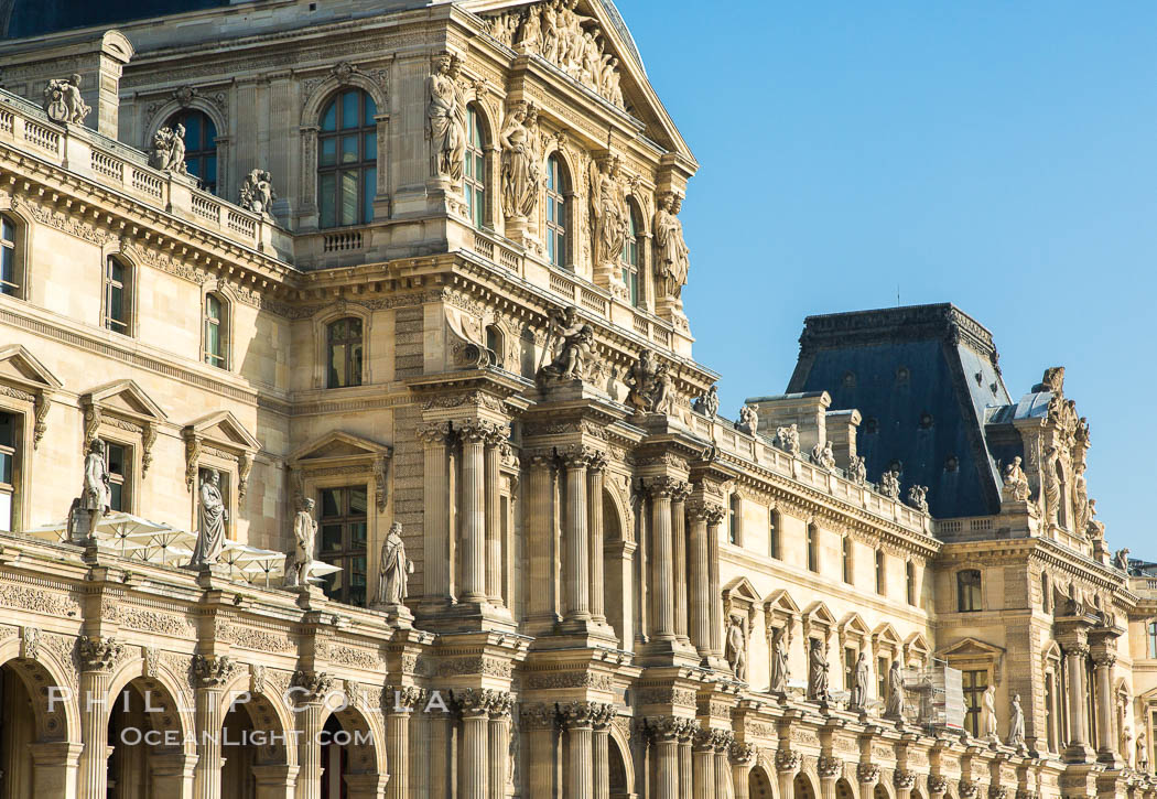 Pavilion Richelieu, Musee du Louvre. Paris, France, natural history stock photograph, photo id 28225