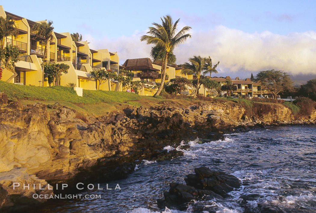 Napili Point Resort, west Maui. Hawaii, USA, natural history stock photograph, photo id 05602