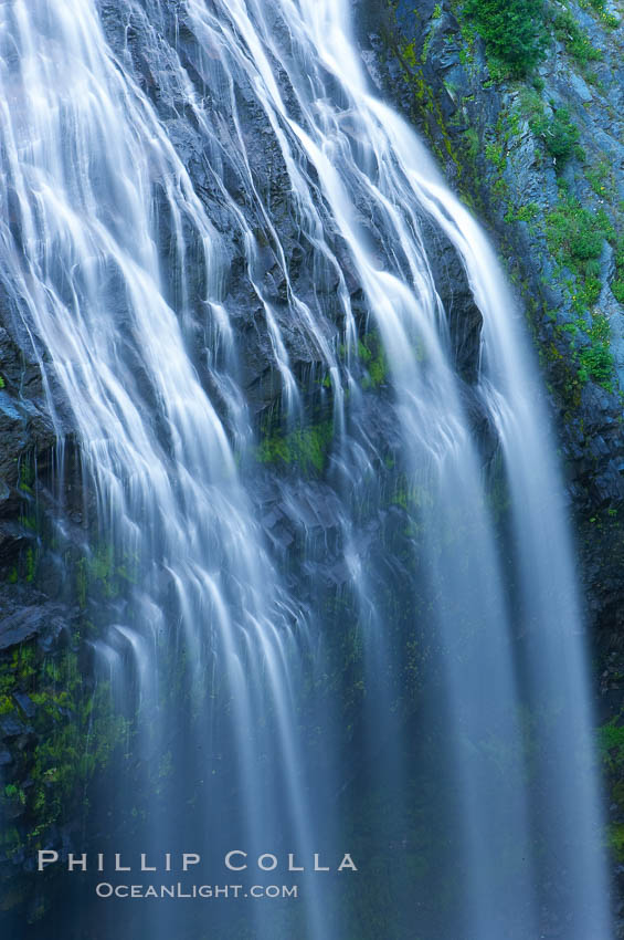 Narada Falls. Mount Rainier National Park, Washington, USA, natural history stock photograph, photo id 13838