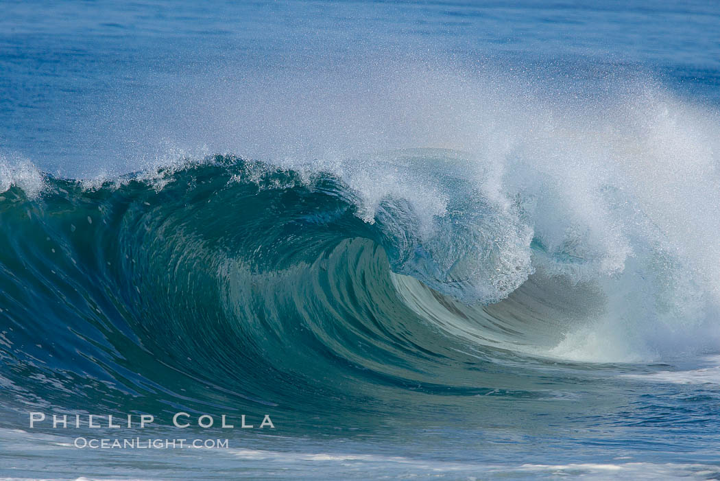 Breaking wave. The Wedge. Newport Beach, California, USA, natural history stock photograph, photo id 14371