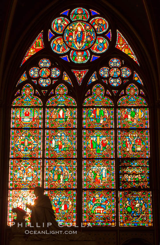 Notre Dame de Paris. Notre Dame de Paris ("Our Lady of Paris"), also known as Notre Dame Cathedral or simply Notre Dame, is a historic Roman Catholic Marian cathedral on the eastern half of the Ile de la Cite in the fourth arrondissement of Paris, France. Widely considered one of the finest examples of French Gothic architecture and among the largest and most well-known churches in the world ever built, Notre Dame is the cathedral of the Catholic Archdiocese of Paris., natural history stock photograph, photo id 28214