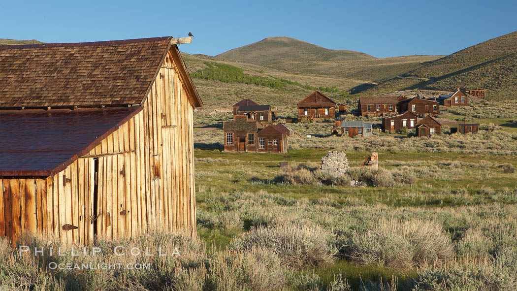 Occidental barn. Bodie State Historical Park, California, USA, natural history stock photograph, photo id 23120