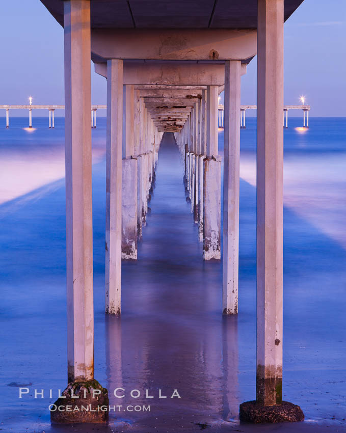 Ocean Beach Pier, also known as the OB Pier or Ocean Beach Municipal Pier, is the longest concrete pier on the West Coast measuring 1971 feet (601 m) long. San Diego, California, USA, natural history stock photograph, photo id 27388