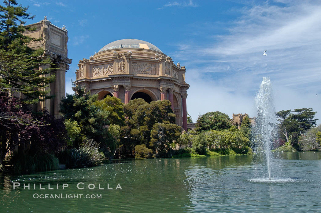 Palace of the Fine Arts. San Francisco, California, USA, natural history stock photograph, photo id 09907