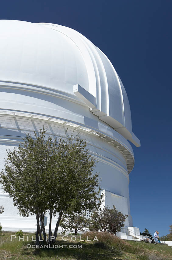 The Palomar Observatory, located in north San Diego County California, is owned and operated by the California Institute of Technology. The Observatory supports the research of the Caltech faculty, post-doctoral fellows and students, and the researchers at Caltechs collaborating institutions. Palomar Observatory is home to the historic Hale 200-inch telescope. Other facilities on the mountain include the 60-inch, 48-inch, 18-inch and the Snoop telescopes. USA, natural history stock photograph, photo id 12701
