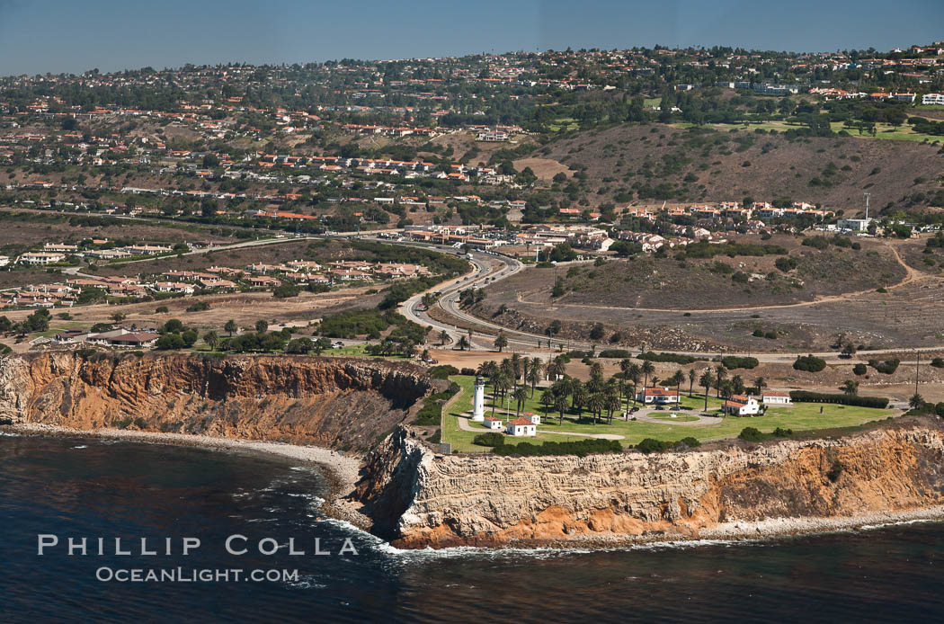 Palos Verdes Peninsula, overlooking the Pacific Ocean near Los Angeles., natural history stock photograph, photo id 25988