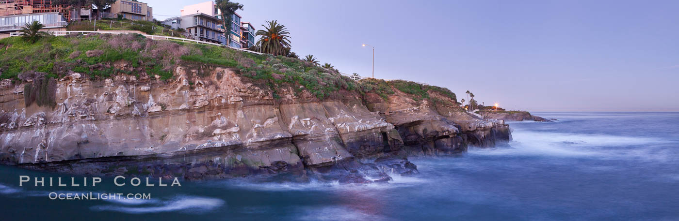 Point La Jolla at dawn., natural history stock photograph, photo id 26460