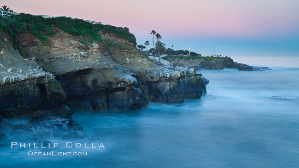 Point La Jolla at dawn. California, USA, natural history stock photograph, photo id 26445