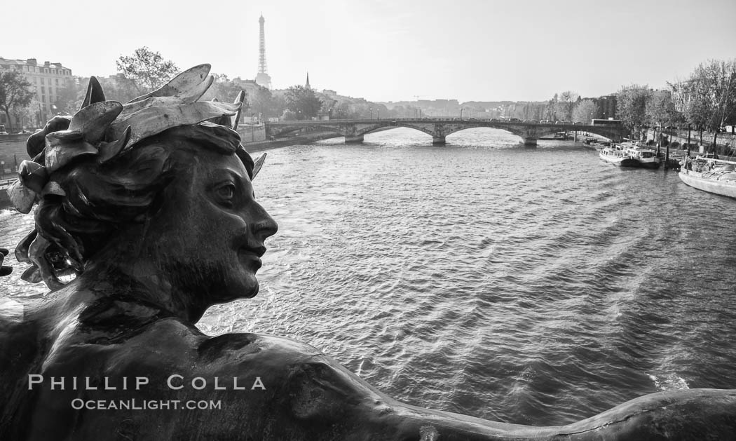 Pont Alexandre III. Paris, France, natural history stock photograph, photo id 28234