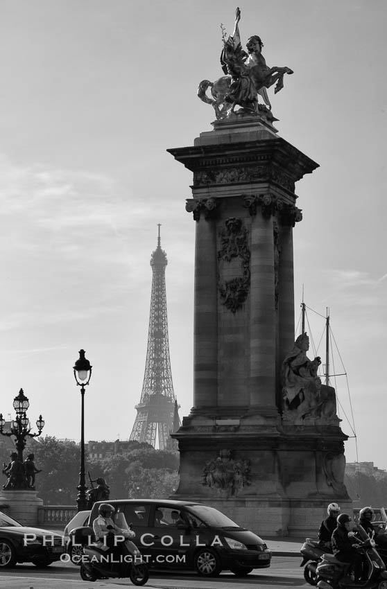 Pont Alexandre III. Paris, France, natural history stock photograph, photo id 28233