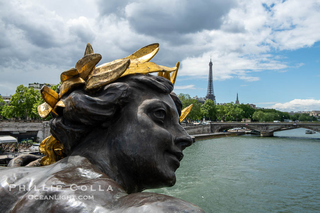 Pont Alexandre III, Paris., natural history stock photograph, photo id 35665
