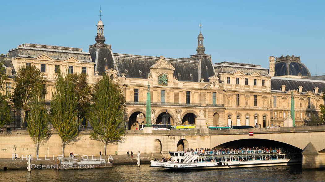 Pont du Carrousel. Paris, France, natural history stock photograph, photo id 28235