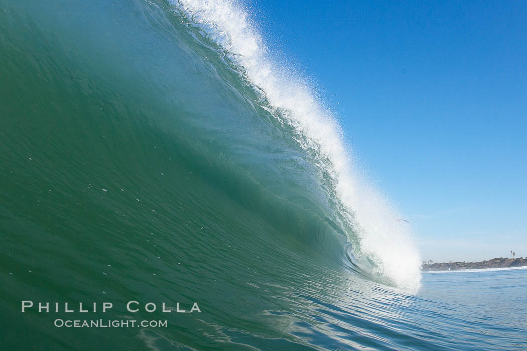 Ponto, South Carlsbad, morning surf. California, USA, natural history stock photograph, photo id 17866