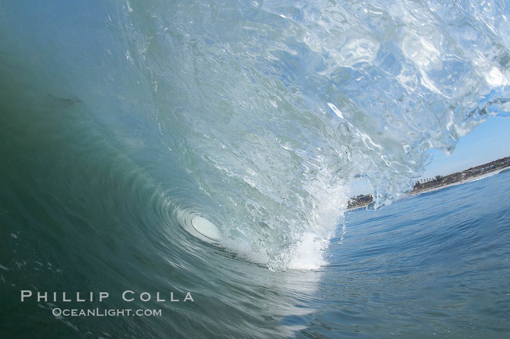 Ponto, South Carlsbad, morning surf. California, USA, natural history stock photograph, photo id 17876