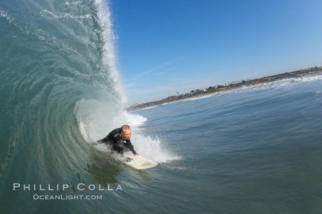 Don Gaunder, Ponto, South Carlsbad, morning surf. California, USA, natural history stock photograph, photo id 17867