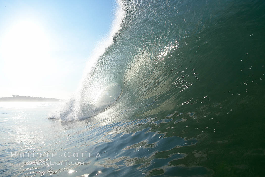 Ponto, South Carlsbad, morning surf. California, USA, natural history stock photograph, photo id 17871