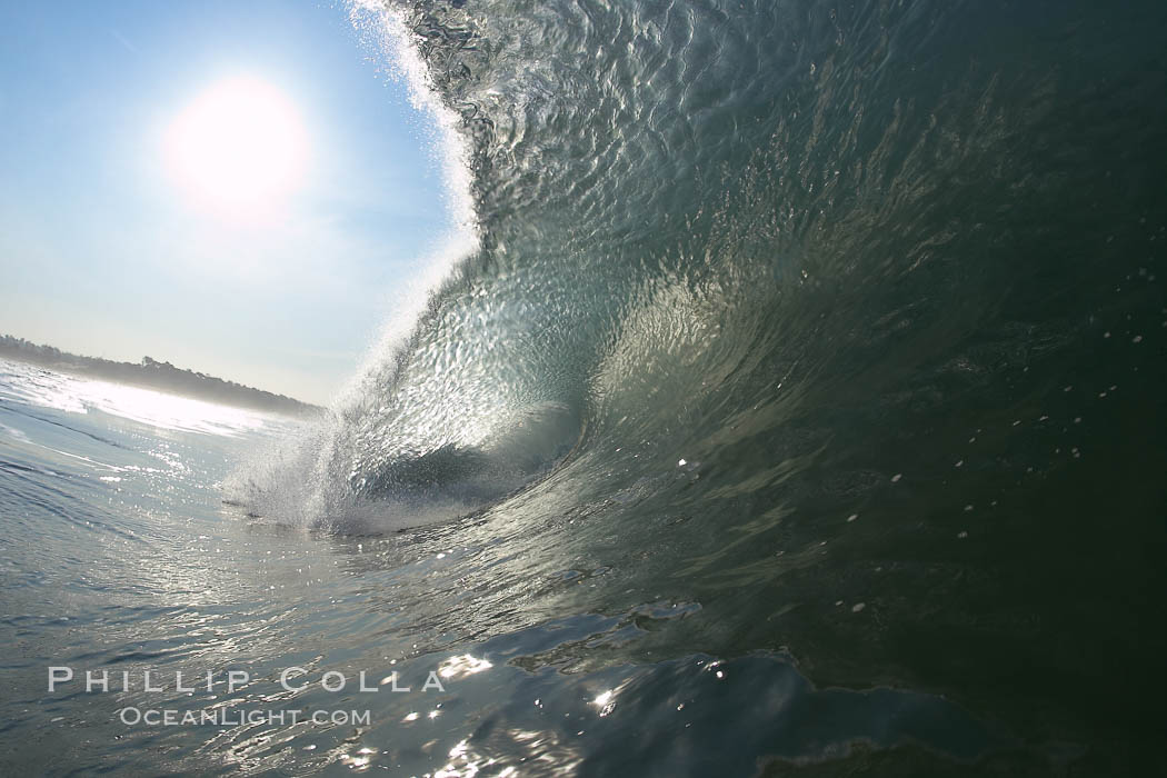 Ponto, South Carlsbad, morning surf. California, USA, natural history stock photograph, photo id 17865