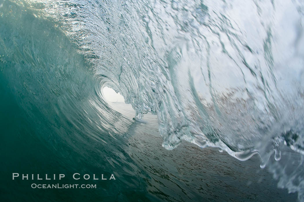 Sunset wave. Ponto, Carlsbad, California, USA, natural history stock photograph, photo id 19401