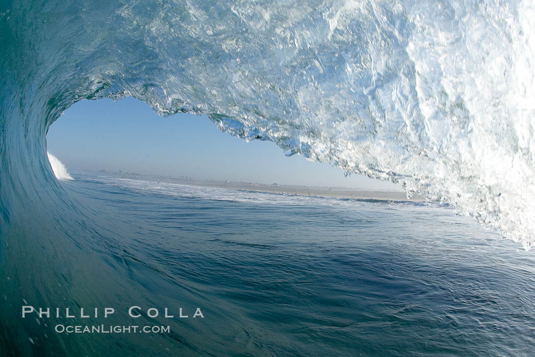 Breaking wave, early morning surf. Ponto, Carlsbad, California, USA, natural history stock photograph, photo id 19409