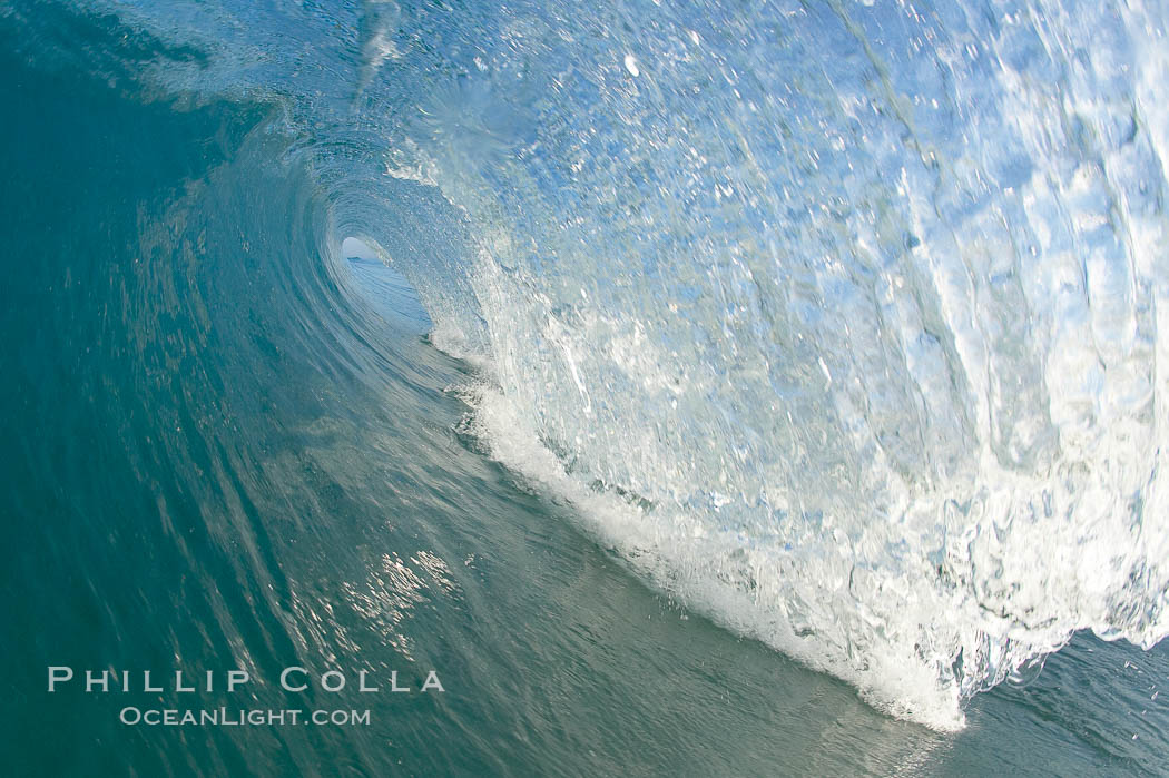 Breaking wave, Ponto, South Carlsbad, California. USA, natural history stock photograph, photo id 17395