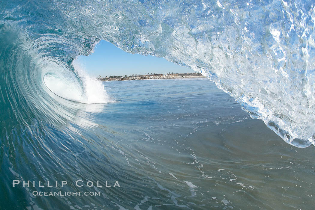 Breaking wave, Ponto, South Carlsbad. California, USA, natural history stock photograph, photo id 17681