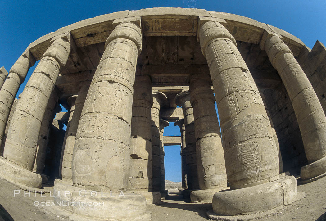 Ramesseum. Luxor, Egypt, natural history stock photograph, photo id 02590