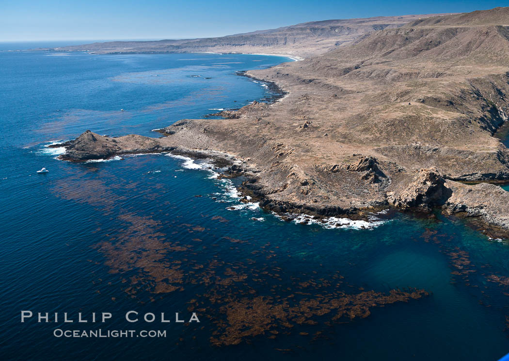 San Clemente Island Pyramid Head, the distinctive pyramid shaped southern end of the island. California, USA, natural history stock photograph, photo id 26005