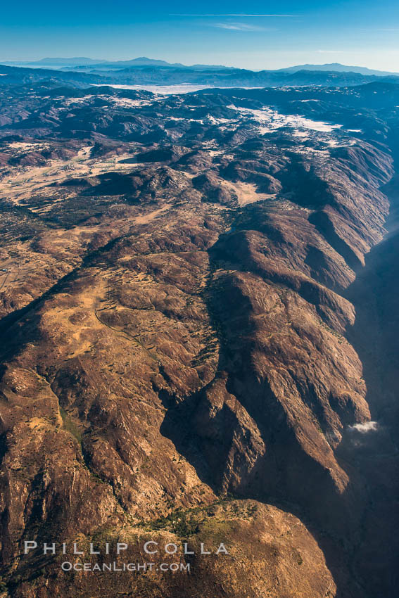 San Diego mountains, burned during the Cedar Fire of 2003, southwest of Julian, California., natural history stock photograph, photo id 27918