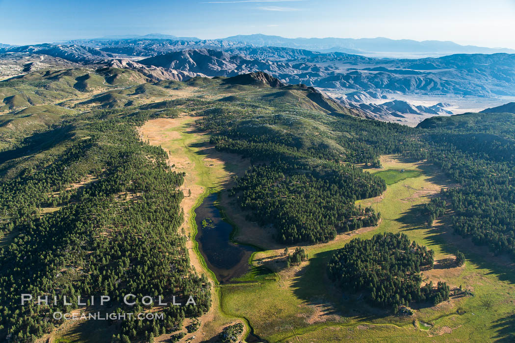 San Diego mountains, with the Sawtooth Mountain Range in the distance, near Mount Laguna. California, USA, natural history stock photograph, photo id 27926