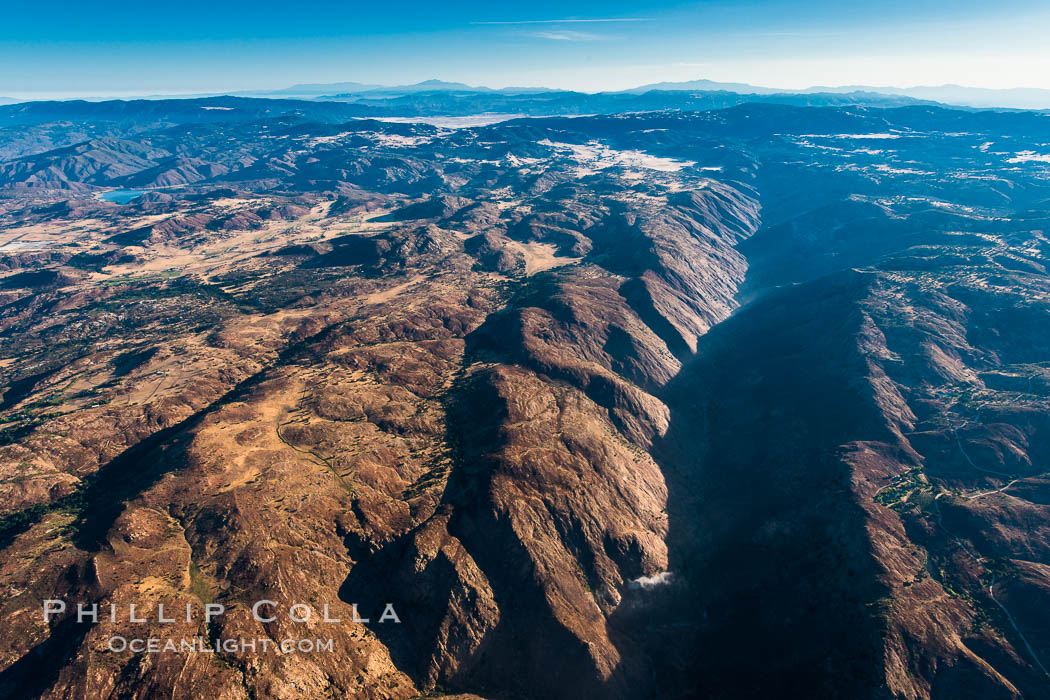 San Diego mountains, burned during the Cedar Fire of 2003, southwest of Julian, California., natural history stock photograph, photo id 27919