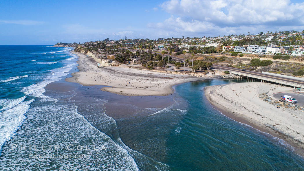 San Elijo Lagoon aerial photo, Encinitas, California, 38086