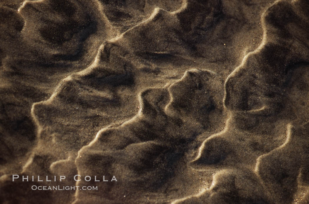 Sand ripples., natural history stock photograph, photo id 05646