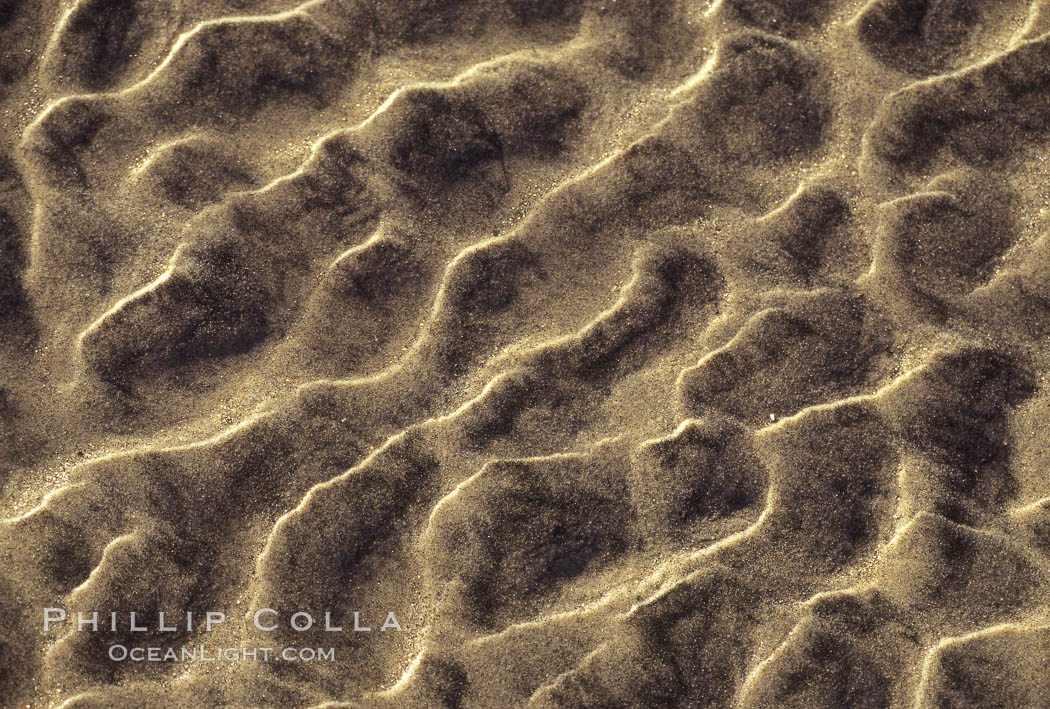 Sand ripples., natural history stock photograph, photo id 05649