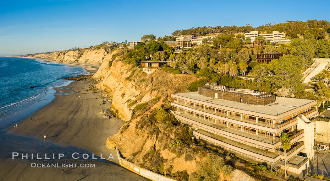 Scripps Institution of Oceanography, aerial photo, La Jolla. California, USA, natural history stock photograph, photo id 38043