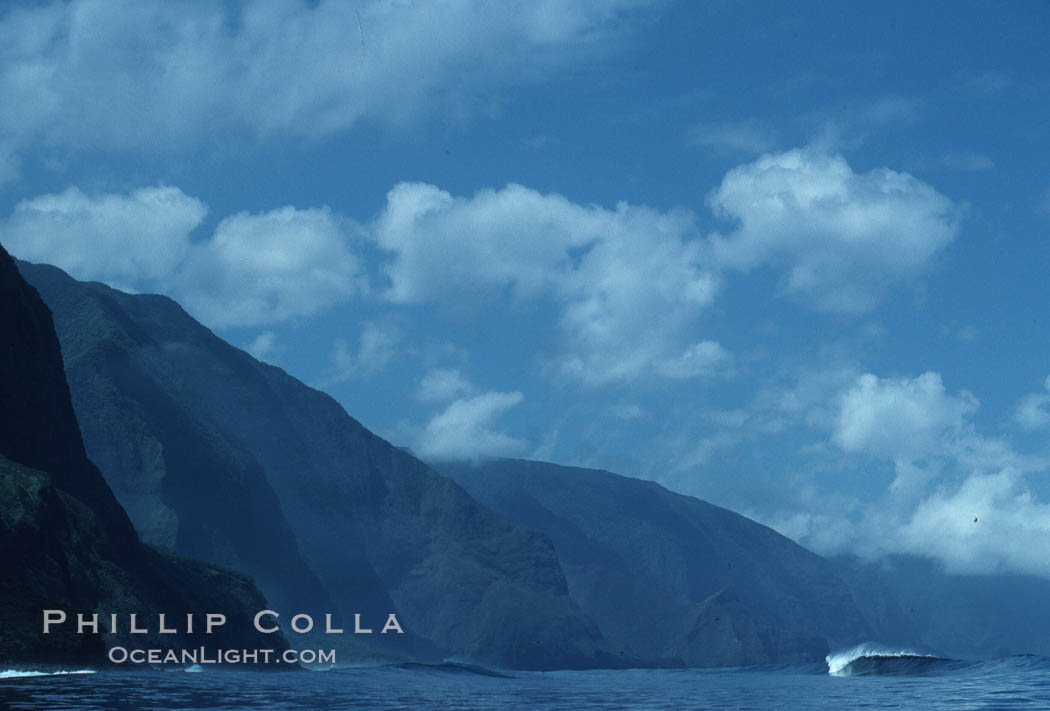 Sea Cliffs. Molokai, Hawaii, USA, natural history stock photograph, photo id 04545
