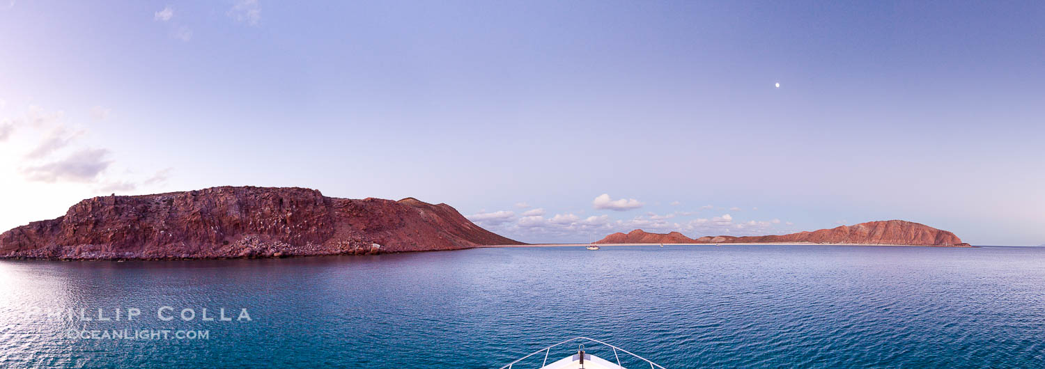 Sea of Cortez coastal scenic panorama, near La Paz, Baja California, Mexico., natural history stock photograph, photo id 27376