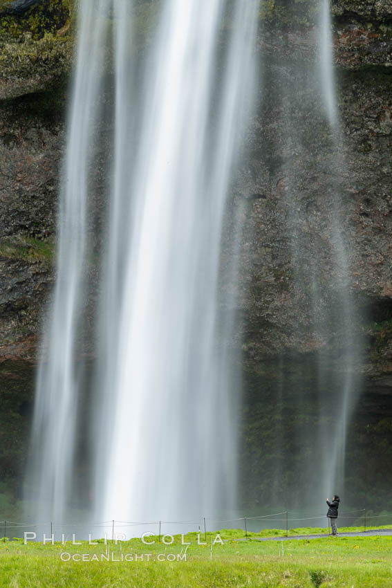 Seljalandsfoss waterfall in Iceland., natural history stock photograph, photo id 35724