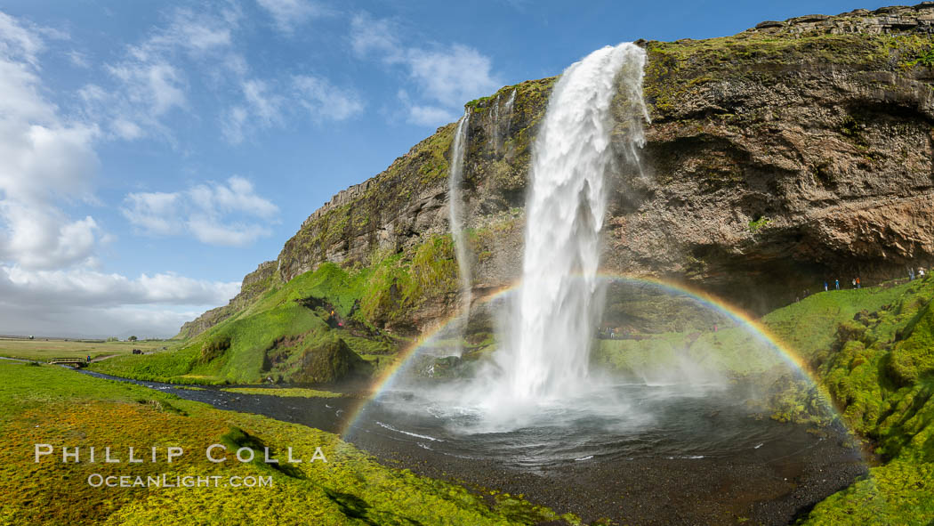 Seljalandsfoss waterfall in Iceland