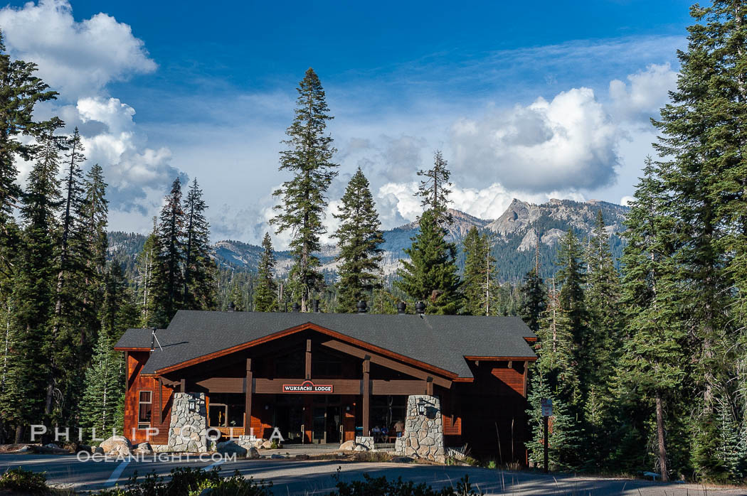 Wuksachi Lodge, Sequoia National Park. Sequoia Kings Canyon National Park, California, USA, natural history stock photograph, photo id 09900