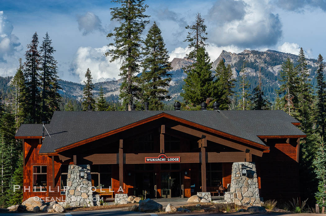 Wuksachi Lodge, Sequoia National Park. Sequoia Kings Canyon National Park, California, USA, natural history stock photograph, photo id 09901