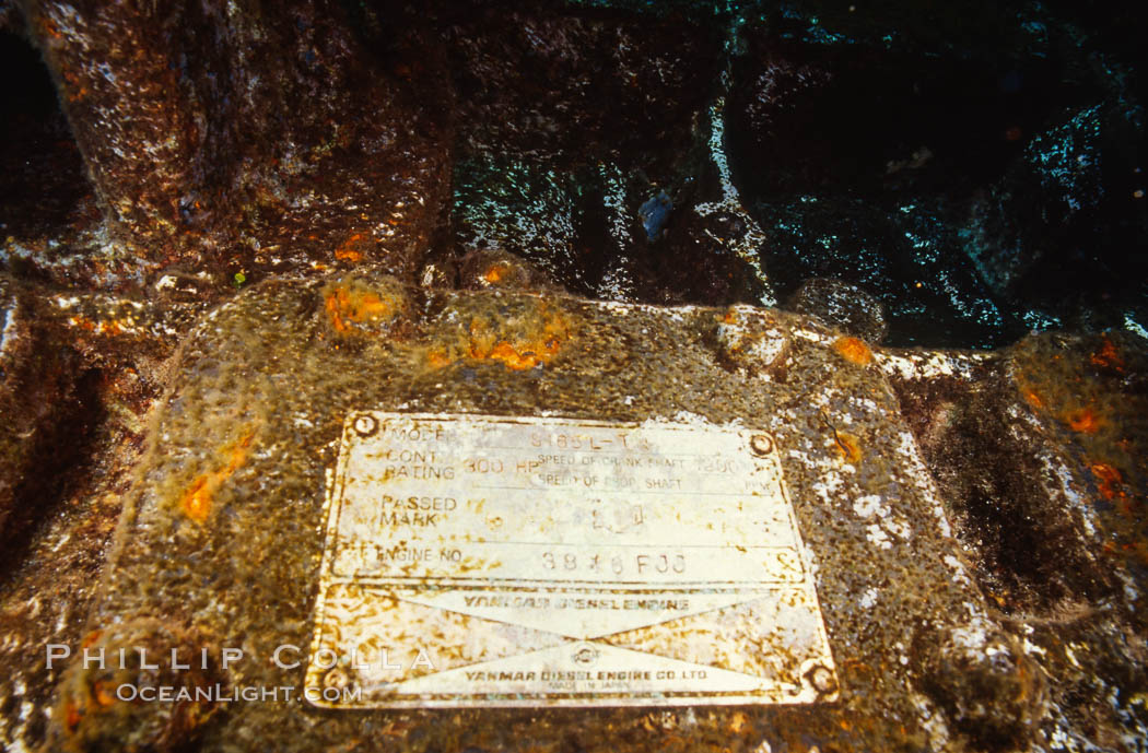 Debris, wreck of F/V Jin Shiang Fa. Rose Atoll National Wildlife Sanctuary, American Samoa, USA, natural history stock photograph, photo id 00804