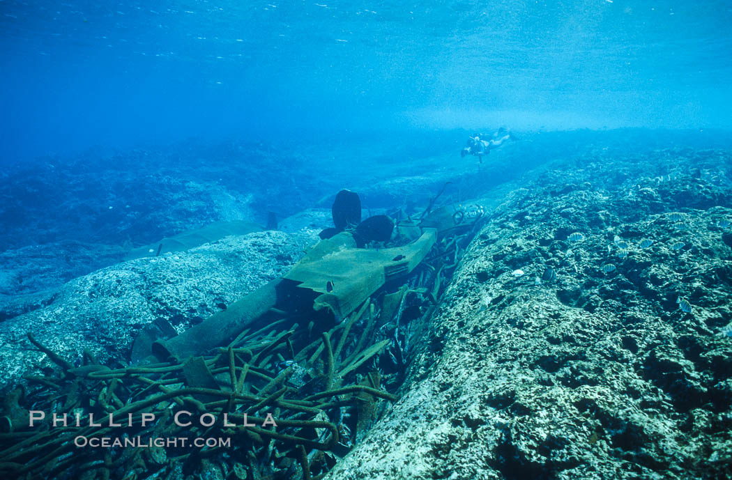 Keel scar caused by F/V Jin Shiang Fa to coralline algae reef. Rose Atoll National Wildlife Sanctuary, American Samoa, USA, natural history stock photograph, photo id 00806