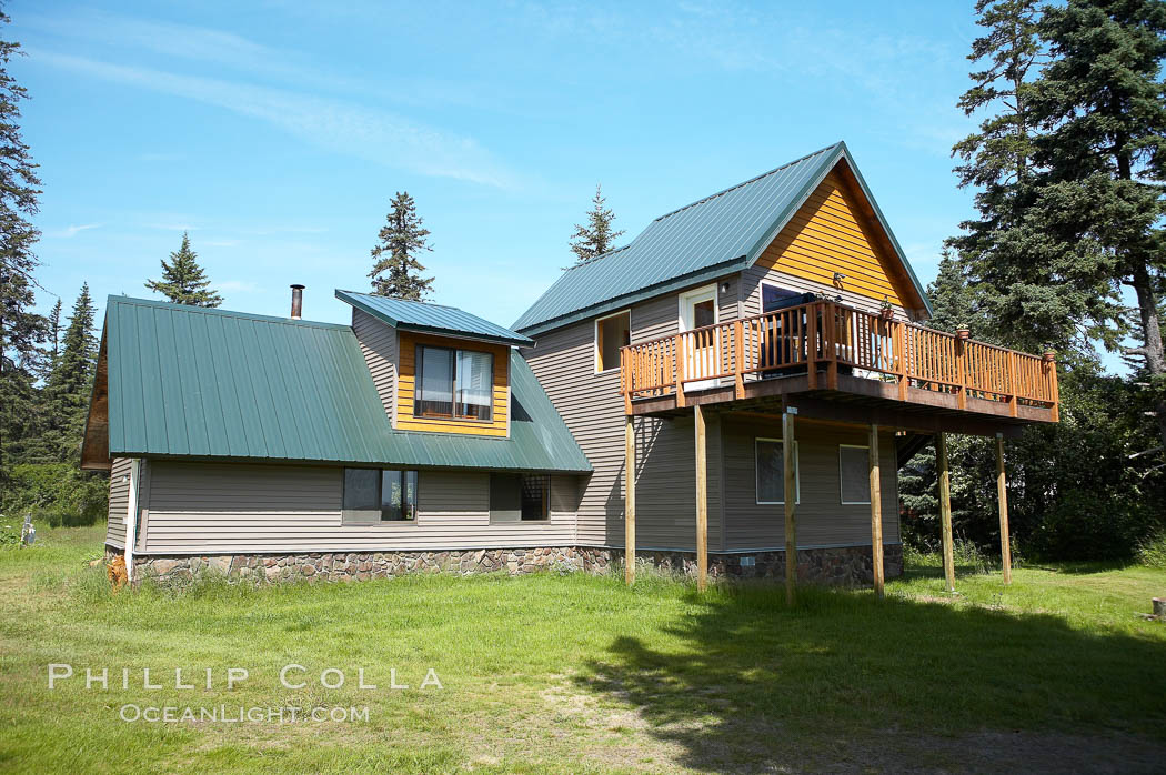 Iliamna house at Silver Salmon Creek Lodge. Lake Clark National Park, Alaska, USA, natural history stock photograph, photo id 19073