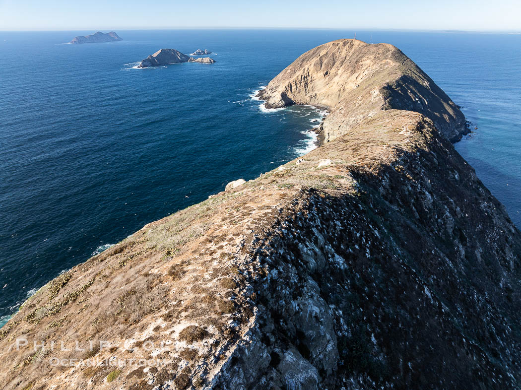 South Coronado Island, viewed from the south, with Middle Island and North Island in the distance, Coronado Islands (Islas Coronado) South Coronado Island, viewed from the south, with Middle Island and North Island in the distance, Coronado Islands (Islas Coronado)