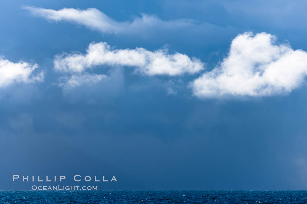 Clouds, weather and light mix in neverending forms over the open ocean of Scotia Sea, in the Southern Ocean., natural history stock photograph, photo id 24766