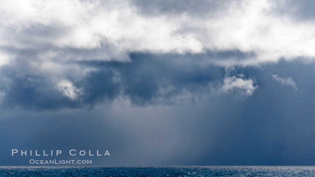 Clouds, weather and light mix in neverending forms over the open ocean of Scotia Sea, in the Southern Ocean., natural history stock photograph, photo id 24764